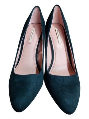 Zara Evergreen Stilletto Vegan Suede Pointed‎ Heels